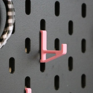 Versatile Pegboard Hook for IKEA SKADIS