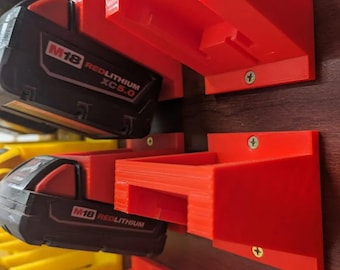 Portapilas horizontal para baterías Milwaukee M18
