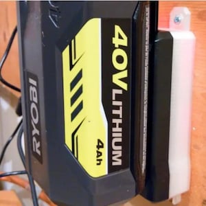 Mount your 40V Ryobi charger to the wall easily