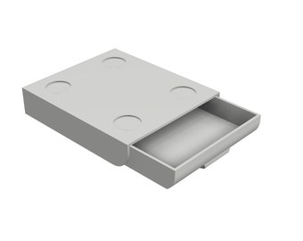 Under-Desk Drawer Organizer Compact & Versatile Use
