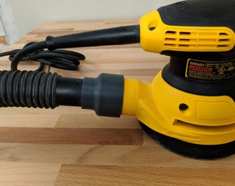 DeWALT DWE6421 Sander to 1.25-Inch ShopVac Hose Adapter