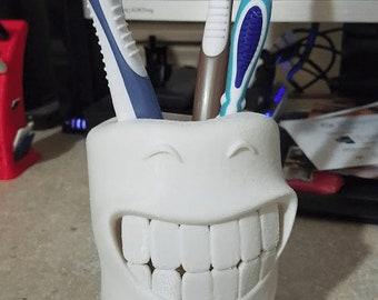 Porte-brosse à dents souriant - Insolite et fonctionnel