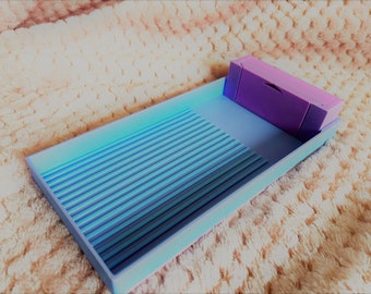 Bandeja para cuentas con diseño de diamantes: organizador de precisión para manualidades