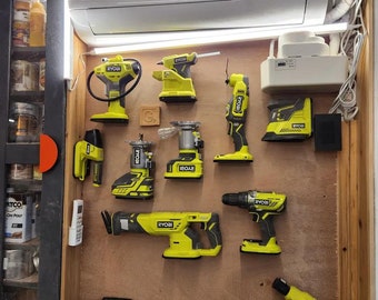 Ryobi One+ Wall Mount Shelf to screw into a wall