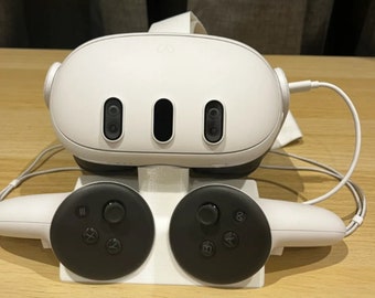 VR Oasis: Suporte elegante para headset Quest 3