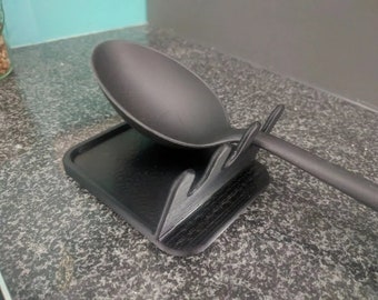 Modern Spoon Rest - Elegant Kitchen Countertop Companion