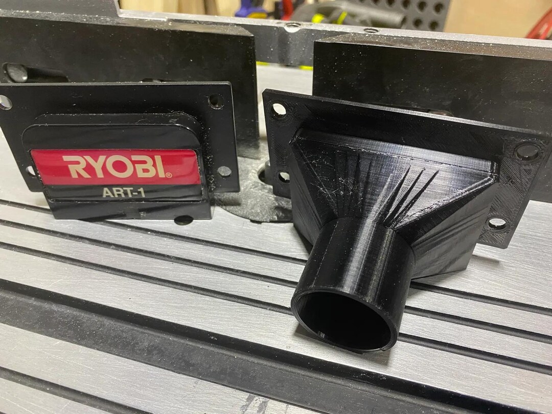 Ryobi ART1 Router Table Dust Extraction Port Adapter Etsy