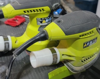 Ryobi Sander Bag to 1.25&quot; Adapter: Seamless Dust Extraction