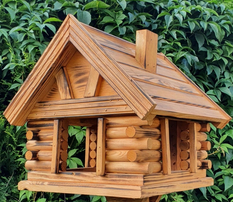 Vogelhaus aus Holz, Vogelhäuschen, Vogelhaus Bild 2