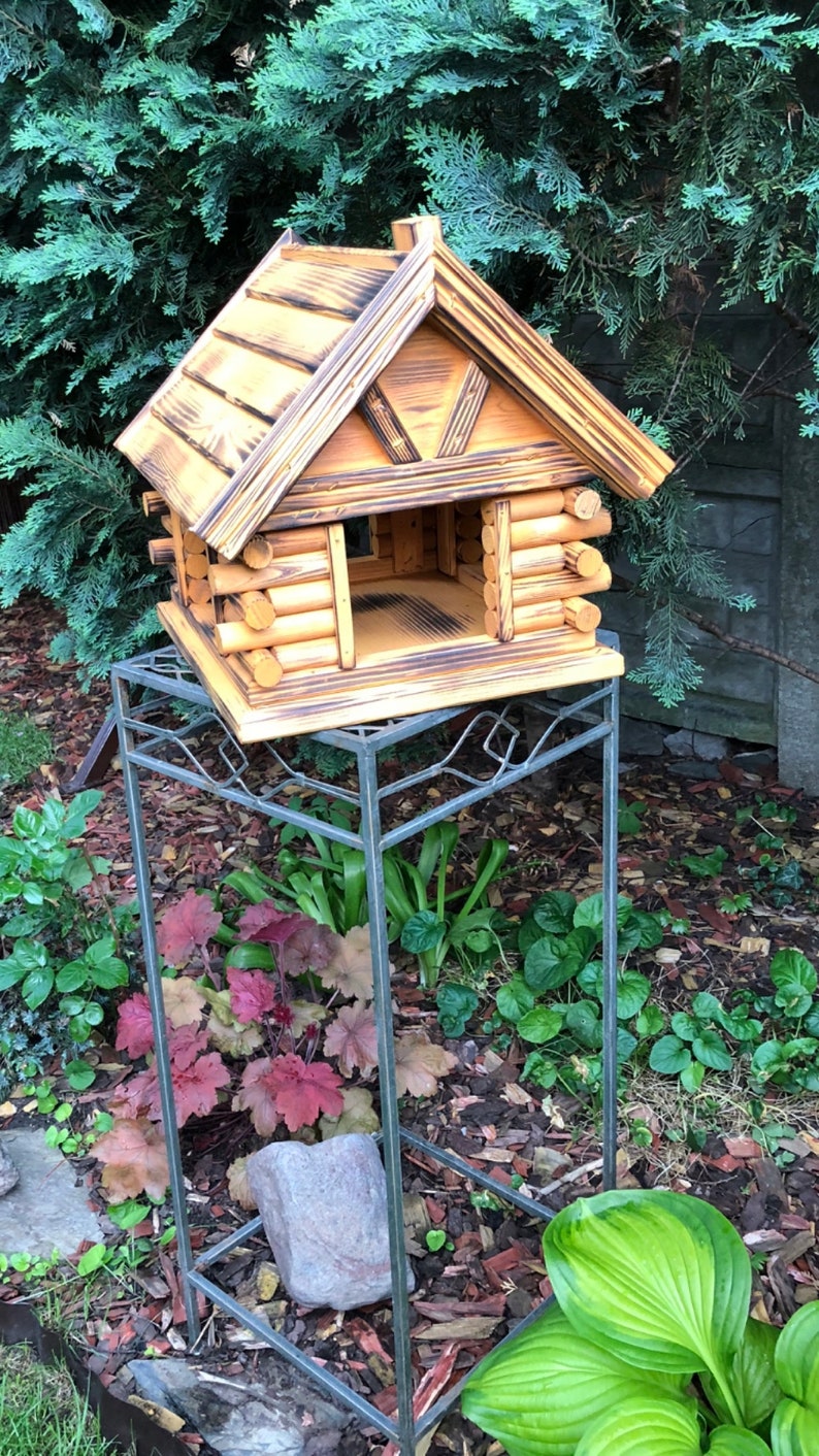 Vogelhaus aus Holz, Vogelhäuschen, Vogelhaus Bild 4