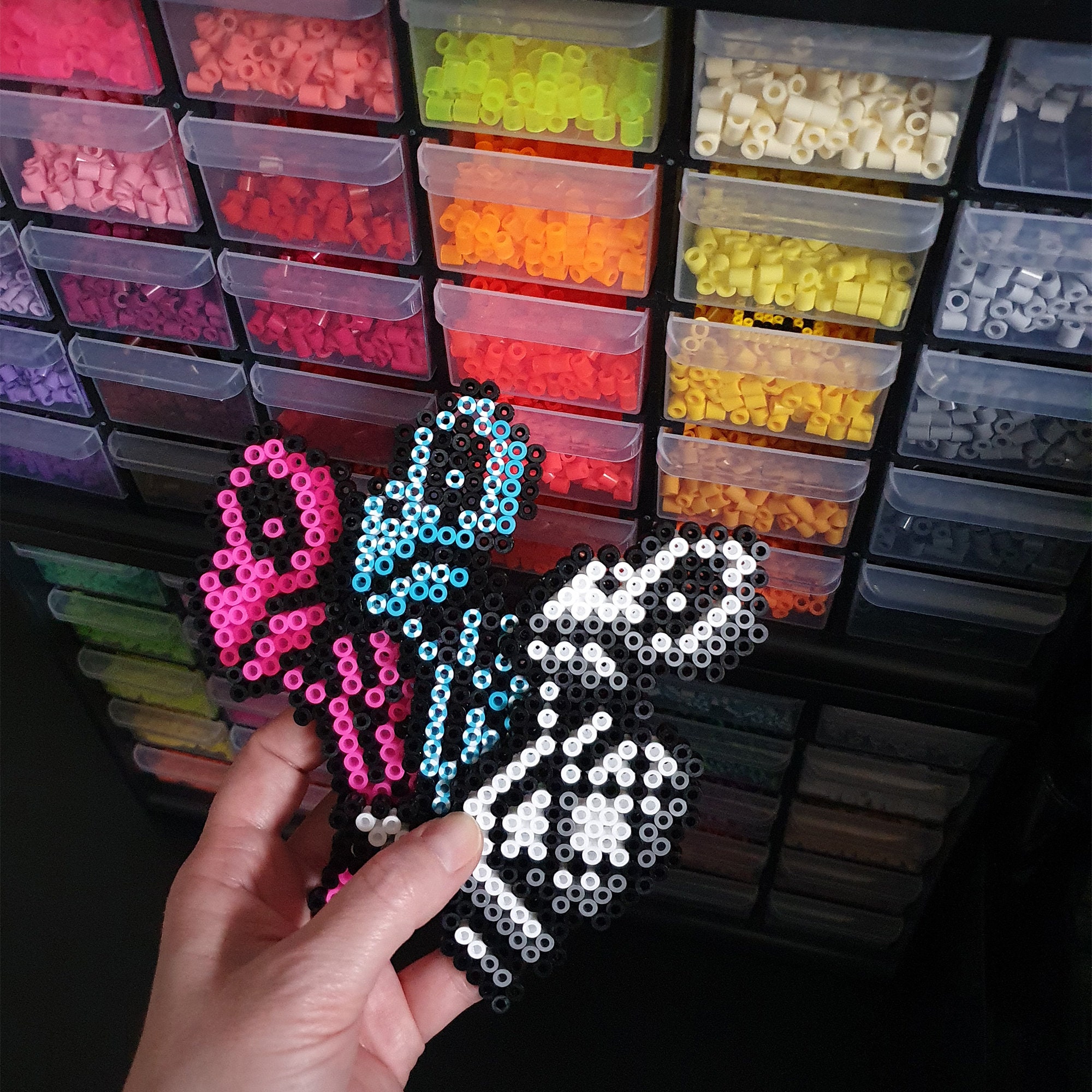 SUPER MARIO Bone Dry Made of Iron Beads - Etsy