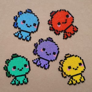 KAWAII Dino made of fuse beads
