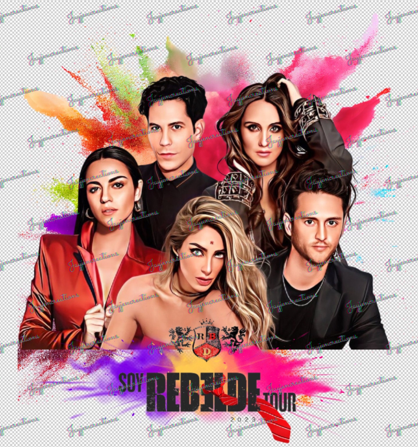 RBD Png RBD File RBD Tour 2023 Reblede File Hand Drawn Etsy Finland