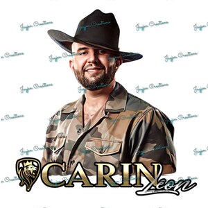 Carin Léon PNG| Fichier de sublimation Carin Leon