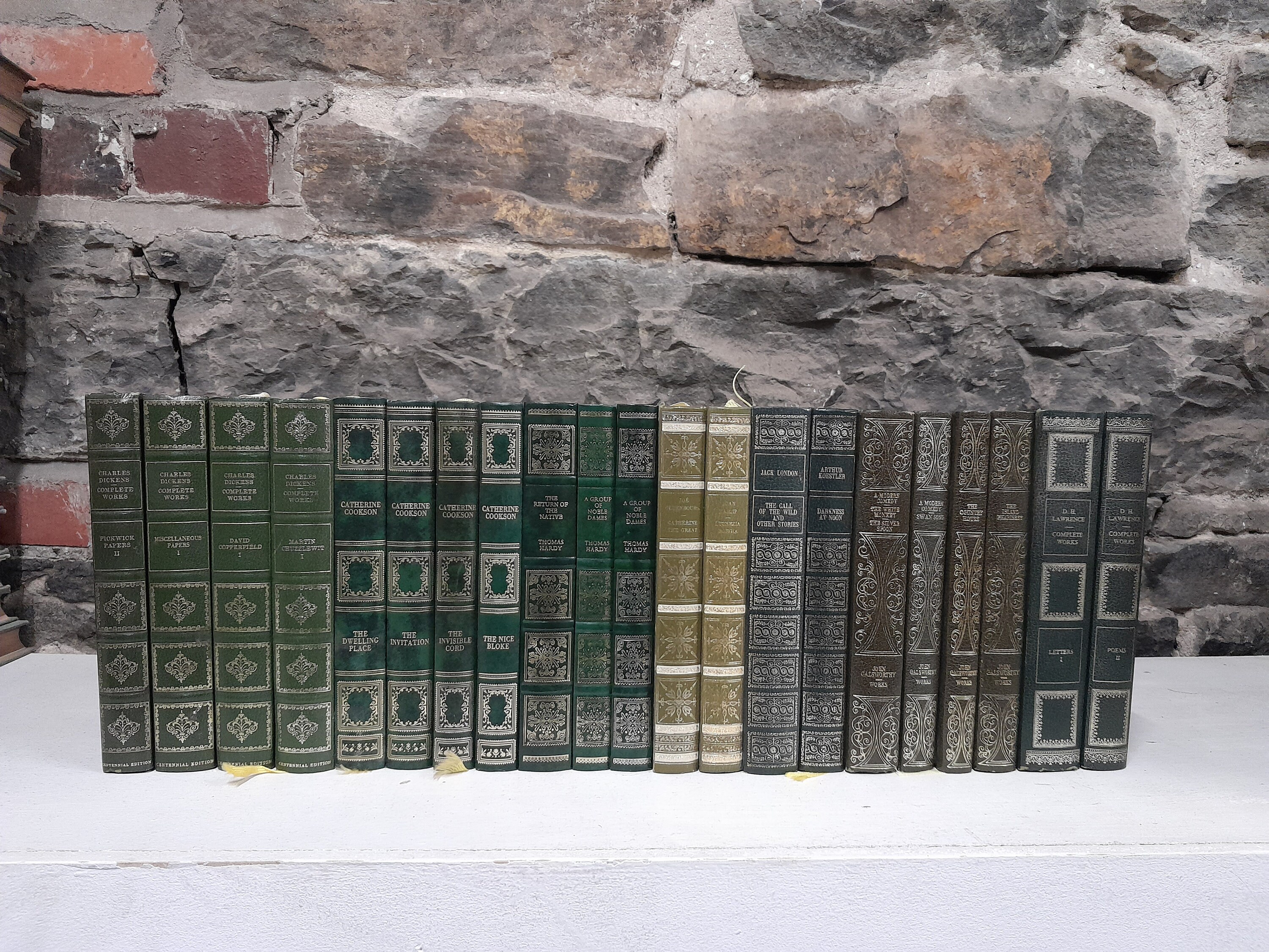 Shelf Fillers 20 X Heron Books Fauxleather Antiquarian Etsy UK