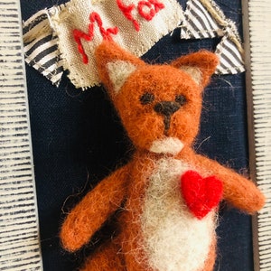 Felted Fox. Decorative Piece
