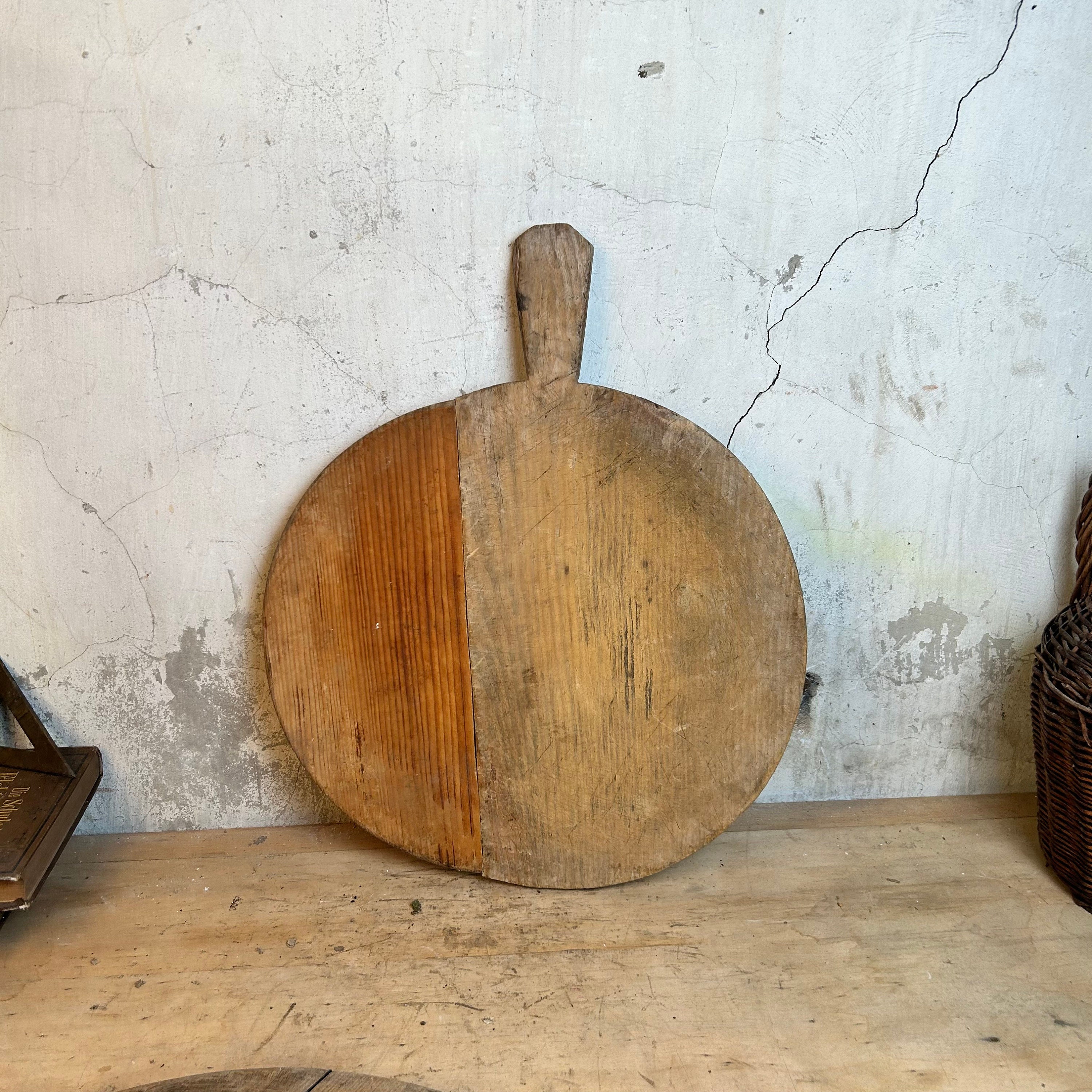 Small antique cutting boards with handles — Plate & Patina