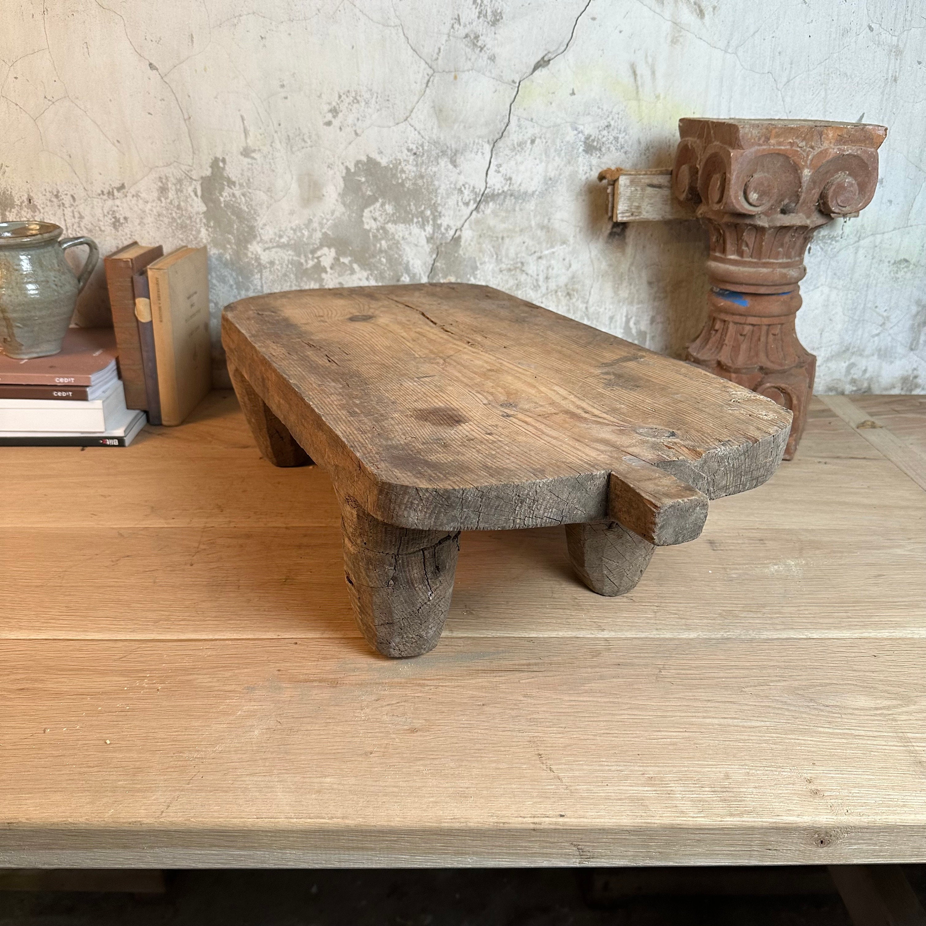 Vintage Cutting Board on Legs Antique Primitive Charcuterie Etsy