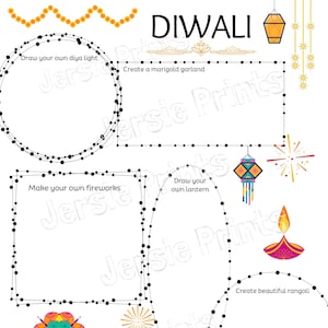 Diwali Printable Bundle / Diwali Activity / Deepavali Celebration ...