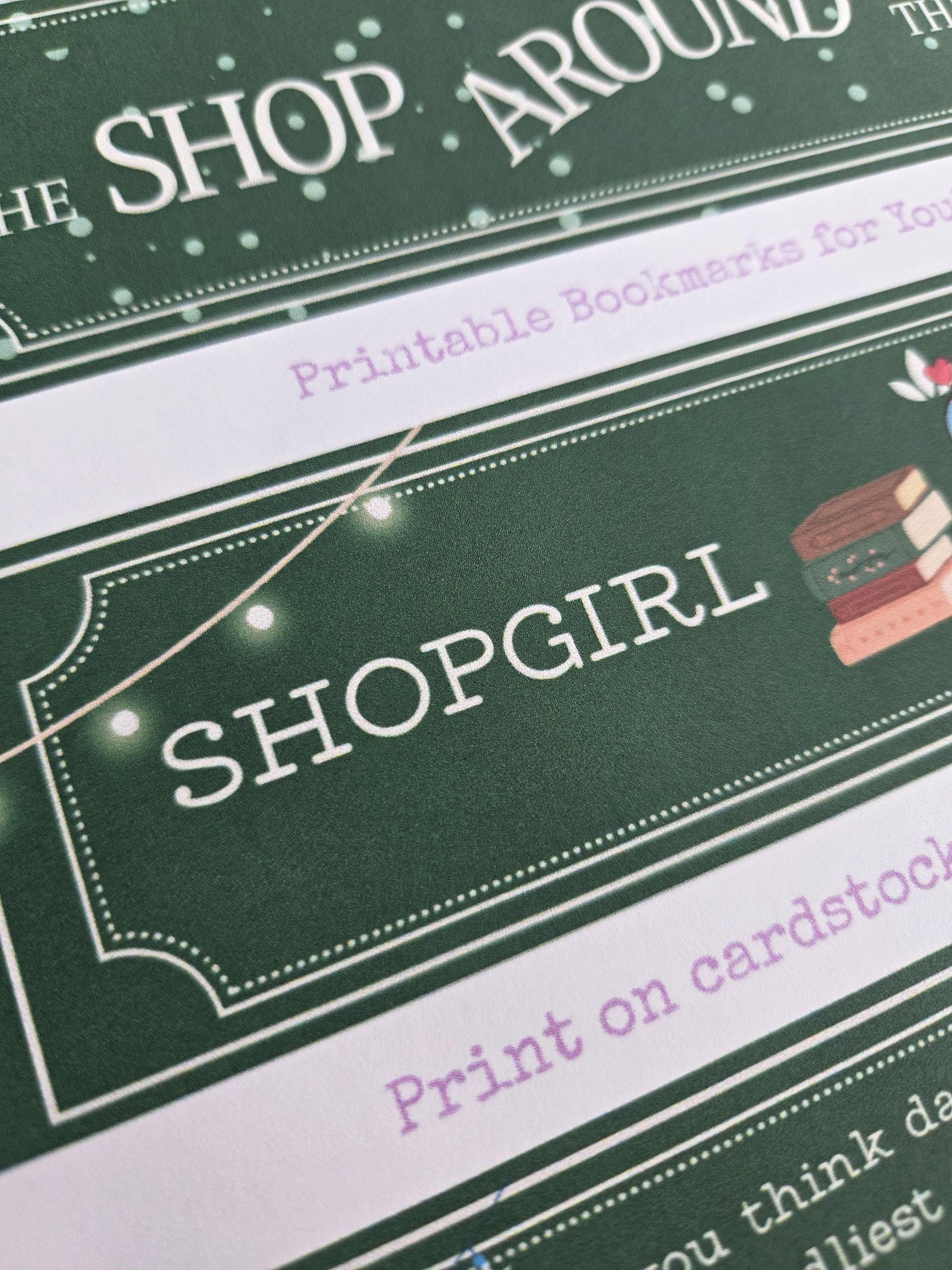 The Shop Around the Corner Printable Bookmarks (PNG) - Etsy