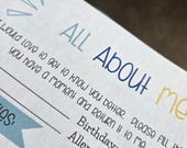 Printable All About Me Page: Employee, Teacher, or Friend (8x10 PNG Digital Download)