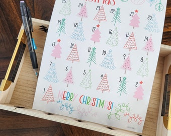 Countdown to Christmas / Christmas Countdown / Holiday Countdown Printable / Classroom Countdown / Days Until Christmas