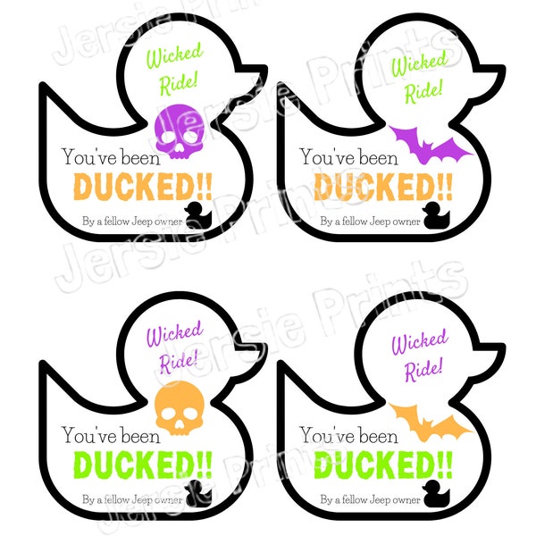 Duck Duck Jeep Tags Etsy