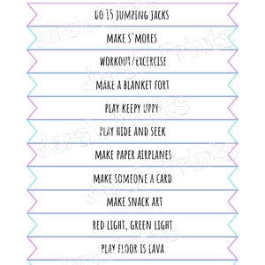 Bored Jar Printable / Kids Summer Activities / Screen Free Ideas / Kids ...