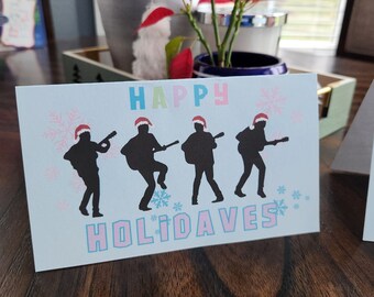 Happy HoliDaves Christmas Card: DMB Fan Art (Printable PNG)