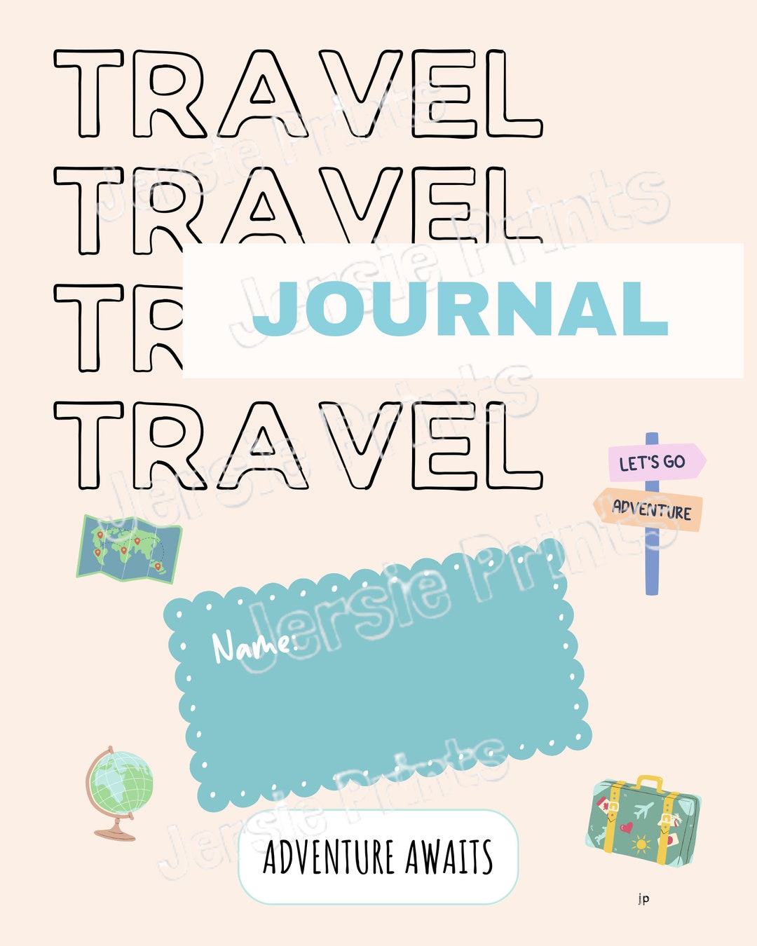 Kids Travel Journal Printable: Road Trip Activity Book (PNG Files) - Etsy