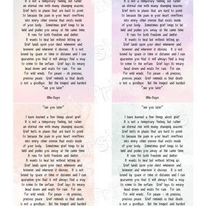 Grief Poem / See You Later / Death of a Loved One / Printable Grief ...