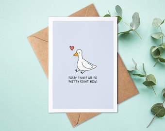 Sorry Things Are So Sh*tty Right Now | Thinking Of You Card | Cancer Support Card | Bereavement Card | Sending Love | Swearing | Funny