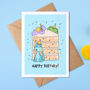 Happy Bir-they Card | Non-Binary Birthday Card | Enby Birthday Card | Gender Neutral | Non-Binary Pride |  LGBTQ+ | Personalised Card