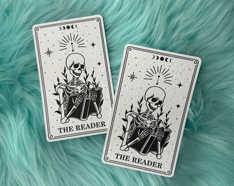 Tarot Card Bookmark | Halloween Bookmark | Witch Bookmark | Gift For Book Lover | Book Club | Spooky Bookmark | Always Reading | Word Nerd