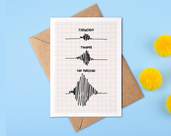 Dad Sneeze Joke Card | Funny Father's Day Card | Dad Jokes | Funny Dad Birthday Card | Dad Sneezing | Rude Dad Card