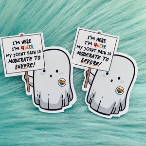 LGBTQ Sticker | Funny Chronic Illness Sticker | Disability | Queer Vinyl Sticker | Kindle Sticker | Laptop Decal | Bottle Sticker