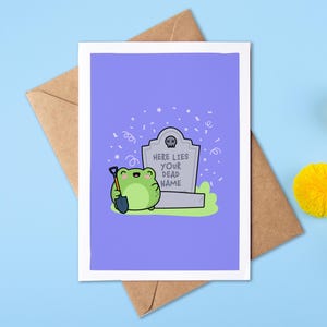 Here Lies Your Dead Name | Changing Name Card | Transgender | Non-Binary | Transitioning Card | LGBT+ Card | Funny Name Change Card