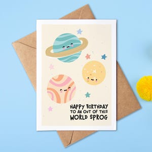 Tarjeta de cumpleaños para niños no binarios / Tarjeta de cumpleaños para niños de otro mundo / Tarjeta de feliz cumpleaños / Tarjeta de cumpleaños de género neutro / Tarjeta de cumpleaños LGBTQ+
