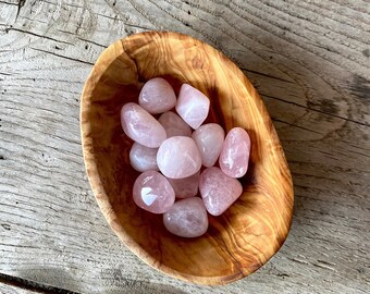 Natural Rose Quartz Tumble: Healing Crystal, Love Stone