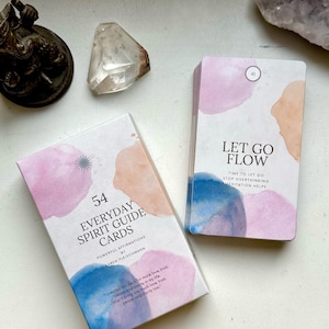 54 Spirit Guide-kaarten voor elke dag / Krachtige orakelkaarten en bevestigingskaarten voor eerlijke zelfreflectie en zelfgenezing