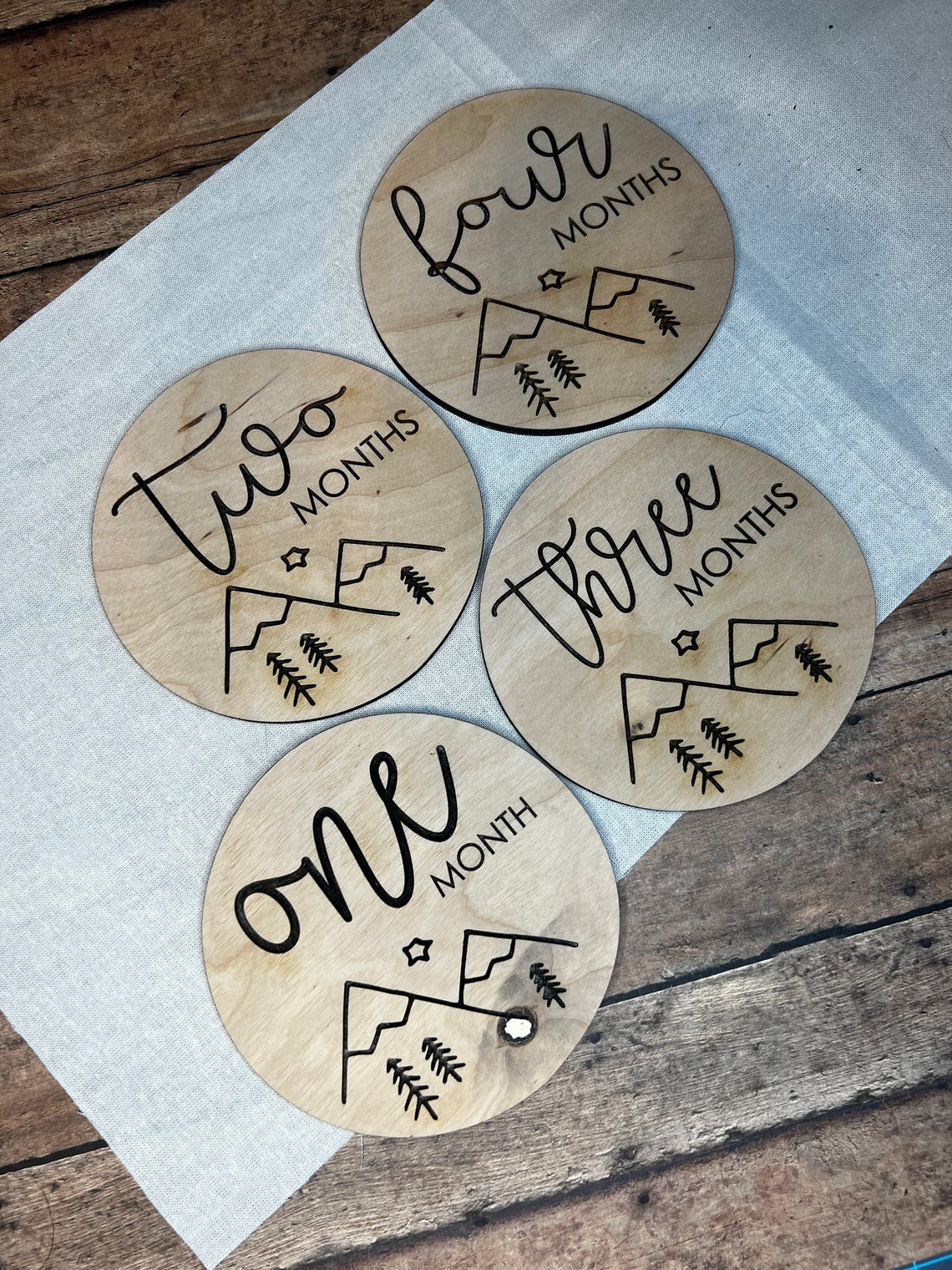 Infant Monthly Milestones Baby Photo Prop Birth Etsy Infant monthly milestones baby photo prop birth etsy