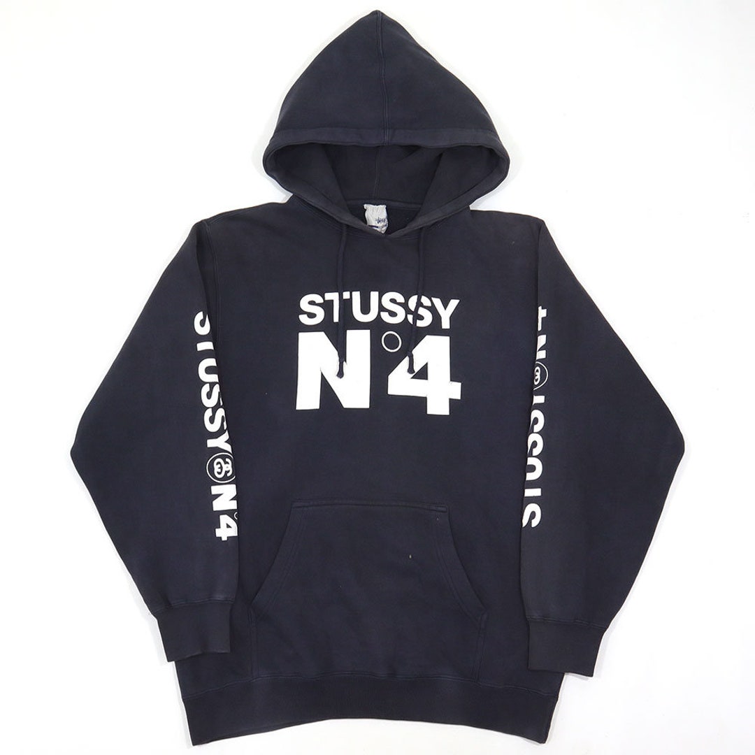 Stussy 'LV' N4 monogram hoodie (M) RARE