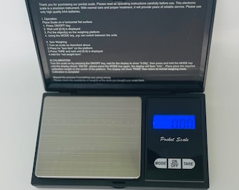 Fuzion Gram Scale 200g/0.01g, Jewelry Digital Pocket Herb Sc