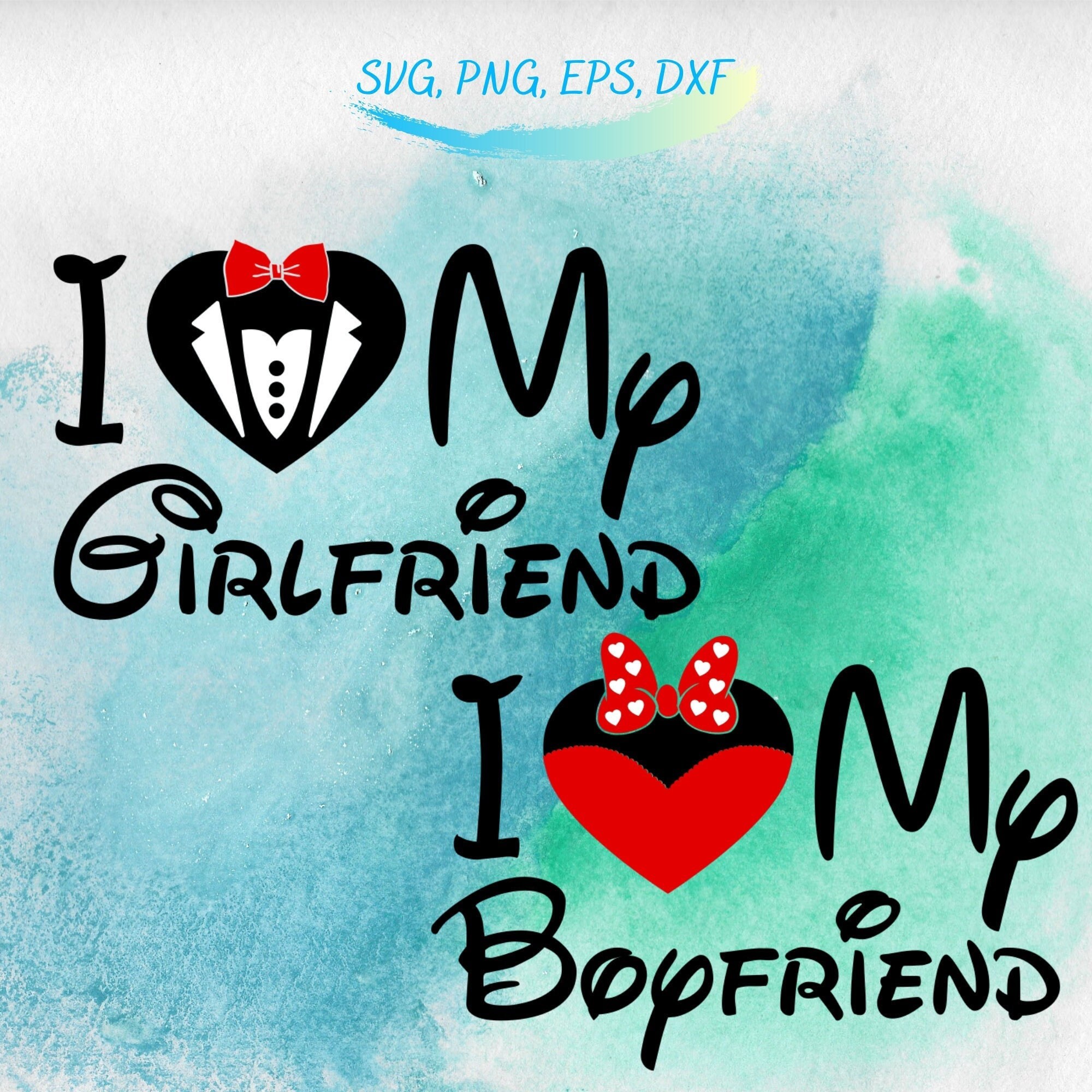 I Love My Girlfriend T Shirt Template