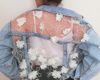 ジャケット・アウター PATCHWORK EMBROIDERY LACE JACKET Zara EMBROIDERED PATCHWORK JACKET | Square One