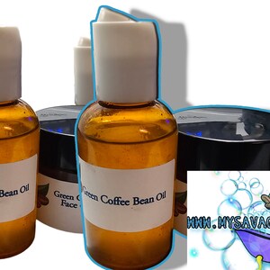 Green Coffee Bean Eye Serum/Face Cream Bundle All Natural