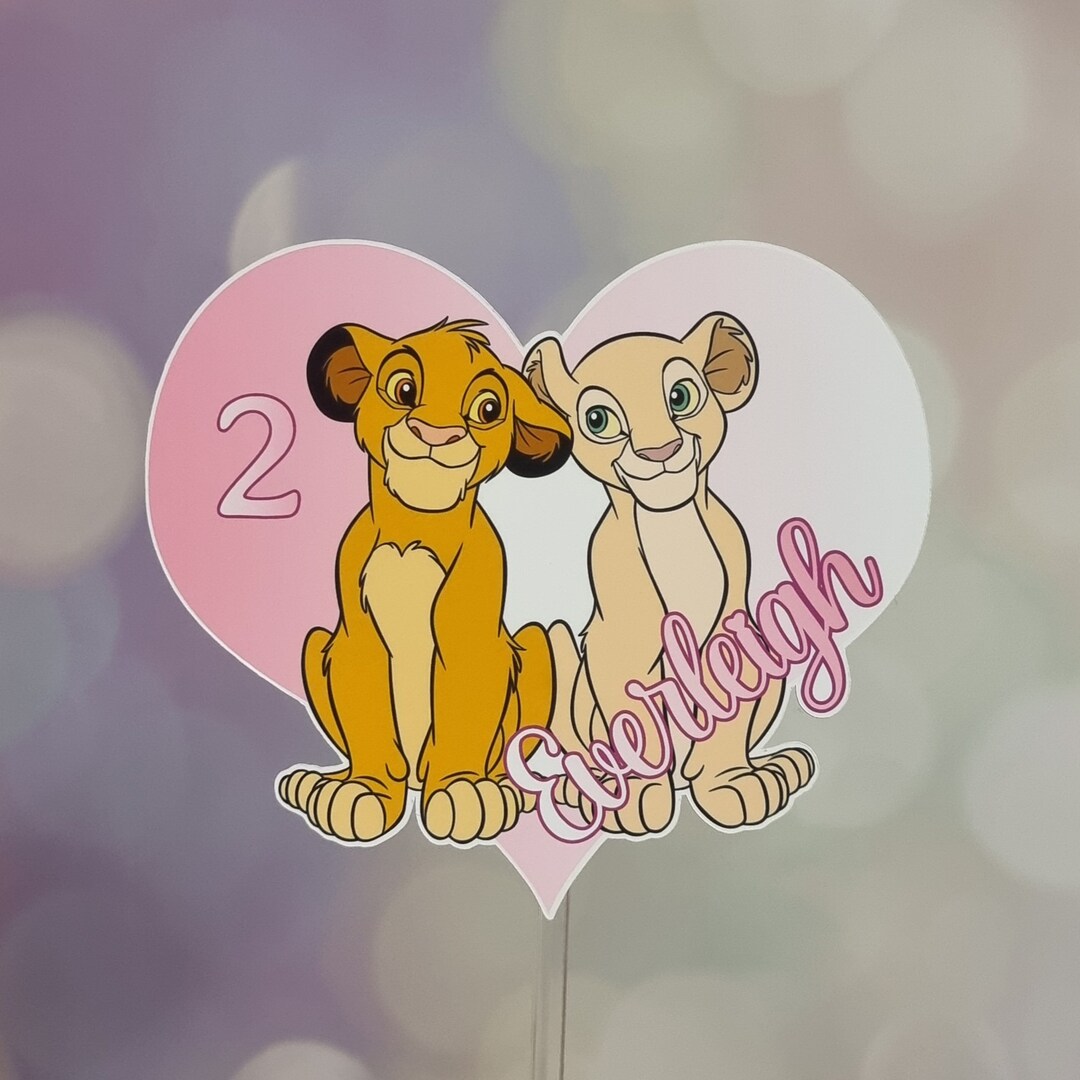 Lion King Cake Topper Etsy