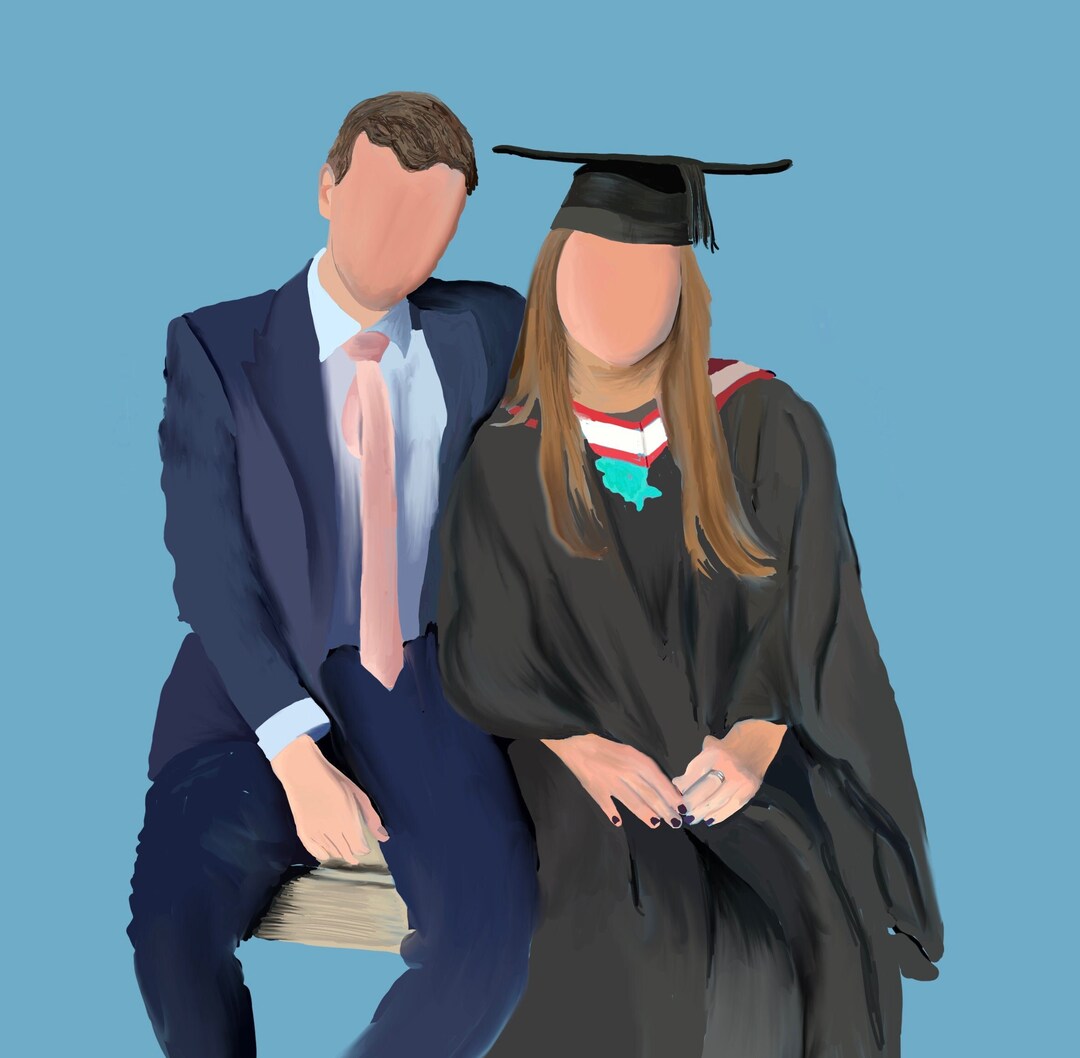 Faceless Portrait Illustration - Etsy