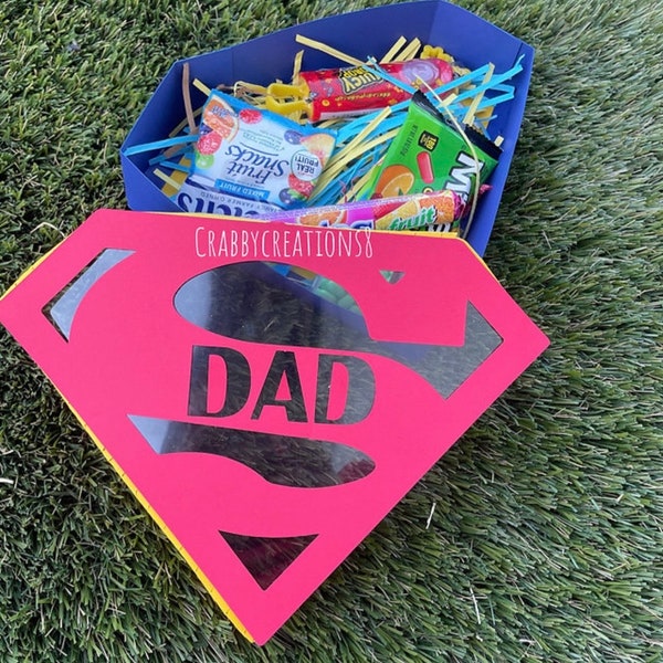 Fathers day candy holder, fathers day gift svg, Dad 3d box svg,