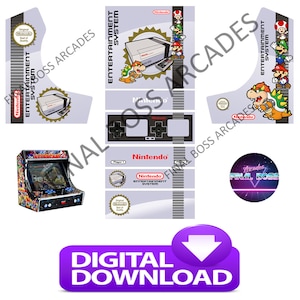 Bartop Arcade artwork graphics - Mario theme